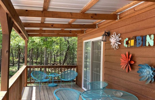 Okmulgee County Cabin | OK40 Ranch North Cabin in the woods