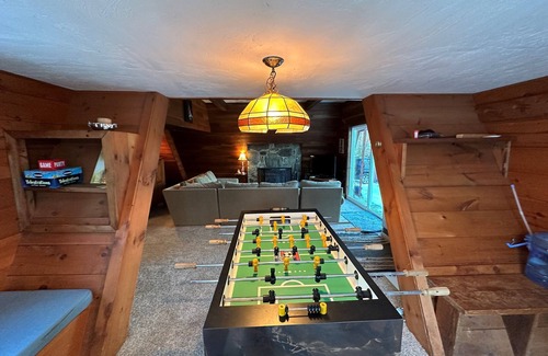 Mount Holly Ski Chalet | Okemo tickets and cozy A Frame home on private 103 private acres