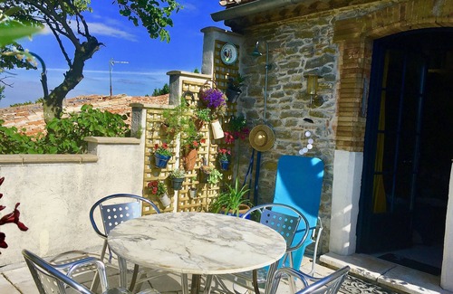 Villedubert House | Old pottery clim 140 m2, near Carcassonne, canal Midi 2SB, terrace 8pers