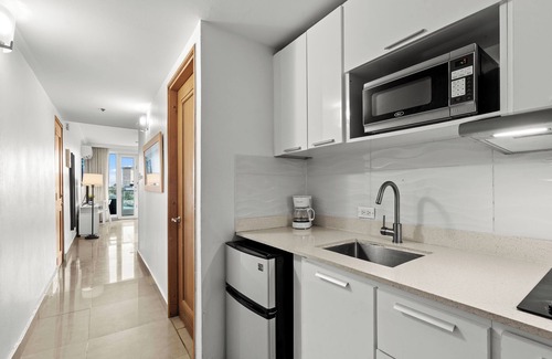 Puerta de Tierra Apartment | Old San Juan | Oceanview Studio | Balcony with Ocean View | Pool