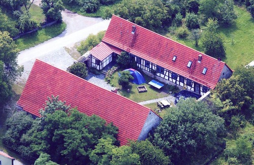 Stadtlauringen House | Old sheep farm from the 17th century in the Hassberge nature park with a large yard for children