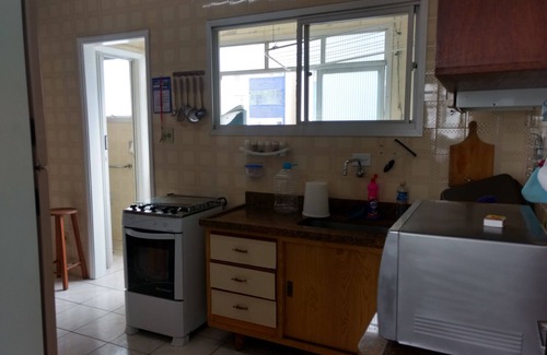 Boqueirao Apartment | On the sand and in the best location in Praia Grande in Boqueirão