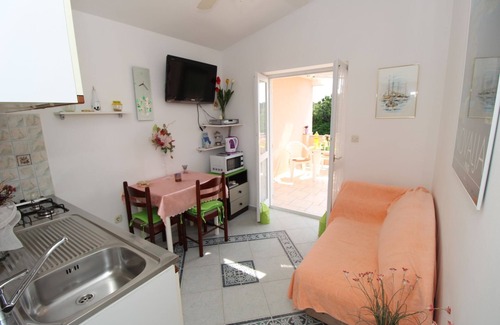 Zrce Apartment | One bedroom apartment with terrace Novalja, Pag (A-6490-c)