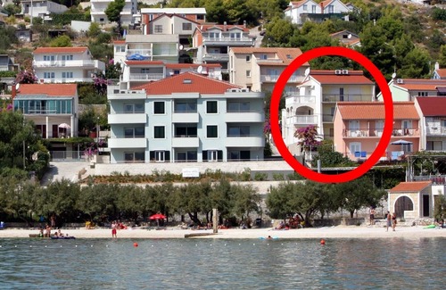 Marina Apartment | One bedroom apartment with balcony and sea view Marina, Trogir (A-10003-a)