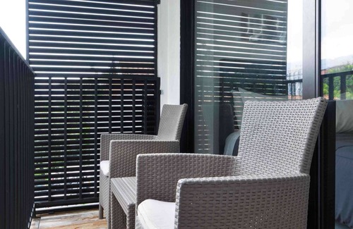Medellin Apartment | One Bedroom Balcony AC hot tub apartment with part time security