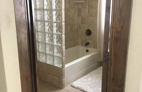 Basalt Cabin | One bedroom en suite with own bath with outstanding views of the mountains