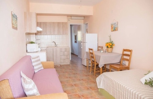 Thermisia Apartment | One-Bedroom Apartment with Sea Views and Olive Grove Serenity for Up to 3 Guests