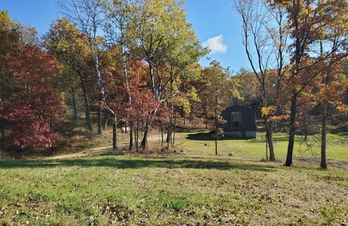 Iowa County House | One-of-a-kind house on 240 acres w/prairie, woods & trout-stream - pet-friendly