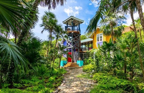 Dixon Cove House | One-of-a-Kind Luxury Treehouse Eco Oasis with Private Beach Access