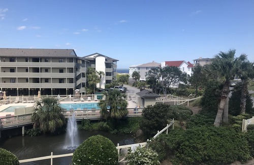 Tybee Island Condo | One of the best newly renovated units in the complex.Partial ocean and pool view