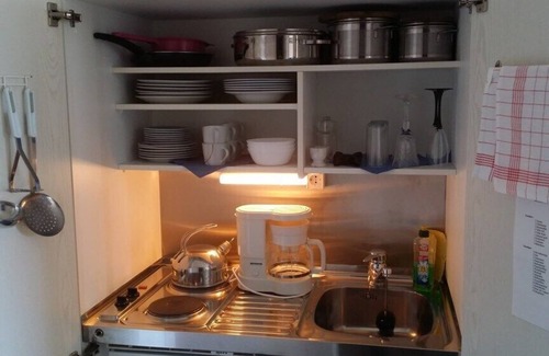 Lam Apartment | One-room apartment (approx. 25 sqm) for 2 people plus balcony, bathing and sauna area