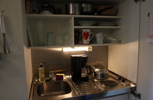 Lam Apartment | One-room apartment (approx. 25 sqm) for 2 people plus balcony, bathing and sauna area