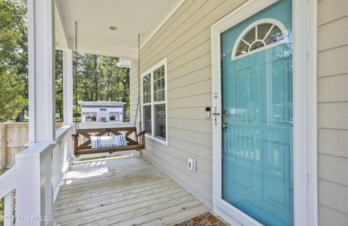 Ocean Isle Beach House | Only TWO MILES to the beach! Custom bungalow. Fenced-in yard!