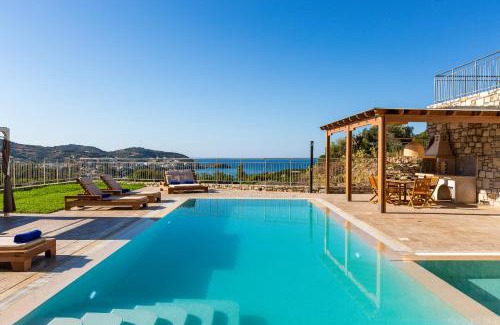 Bali Villa | Oraia Eleni Villa, with Pool, BBQ, Playground & SeaViews, By ThinkVilla