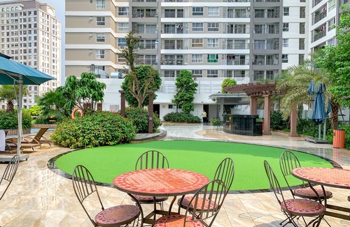 Phu Nhuan Apartment | Orchad Apartment 1BR near aiport, free POOL, GYM, BBQ.