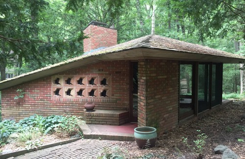 Angell House | Original Frank Lloyd Wright Secluded Home With Tea House