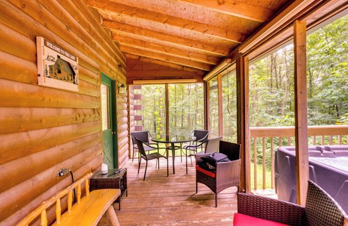 Tunnelton Cabin | Orleans Retreat w/Private Hot Tub & Fireplace!