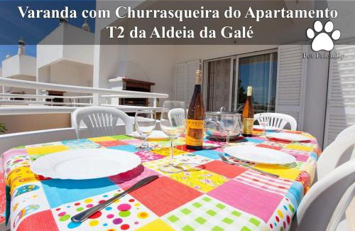 Gale Apartment | Os Apartamentos A Ramos na Praia da Galé Estão inserido em Condomínio com PISCINA, Fica apenas a 350 Metros da Praia da Galé - Apartamentos com Ar Condicionado tanto nos Quartos como na Sala, Smart TV com Prime Vídeo e Cozinha Completa