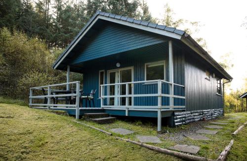 Crianlarich Ski Chalet | Otter with mountain view and enclosed decking