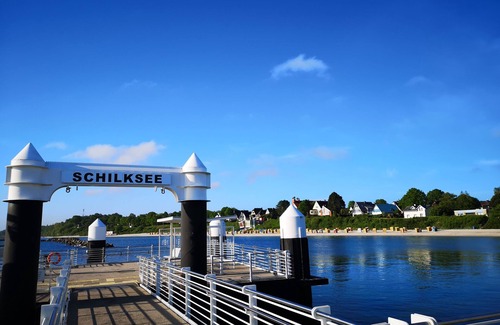 Schilksee Apartment | Our apartment is located in the center of Kiel-Schilksee, 200 m to the beach.