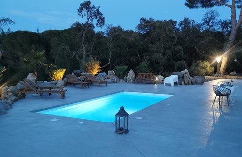 Plage d'Argeles Apartment | Outbuilding in traditional Mas with swimming pool