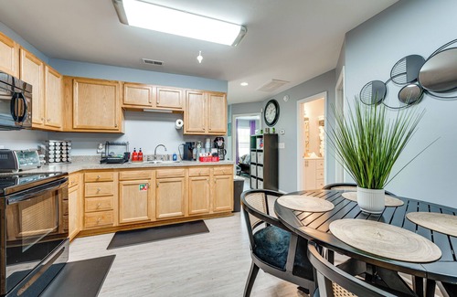 Concord Apartment | Outdoor Entertainment Area: Family Concord Apt!