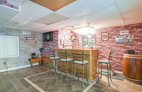 North East House | Outdoor Oasis + Hot Tub: Maryland Home w/Bar!