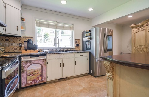 North East House | Outdoor Oasis + Hot Tub: Maryland Home w/Bar!