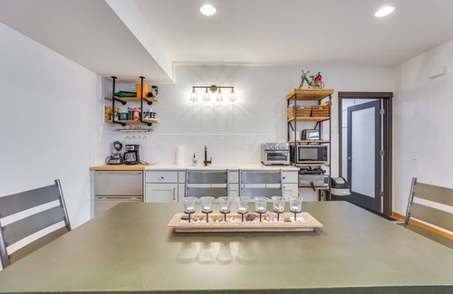 Mount Horeb Apartment | Outdoor Oasis: Luxe Flat in Mt Horeb!