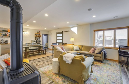 Mount Horeb Apartment | Outdoor Oasis: Luxe Flat in Mt Horeb!