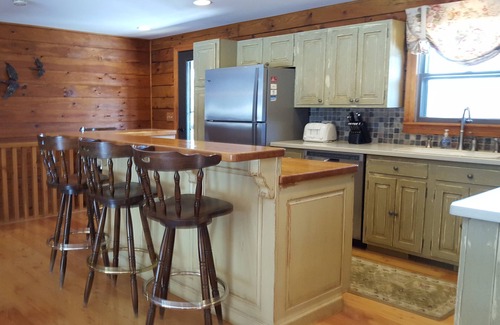 Town of Jerusalem Cabin | Overlook Cabin: E. Bluff Drive, Lake View, Hot Tub, Firepit, Central-AC, Private