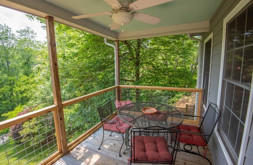 West Jefferson Cottage | Overlooking the New River + HOT TUB + Fire Pit