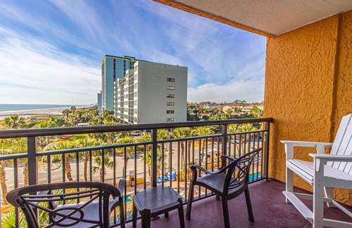 Myrtle Beach Condo | Oversized Ocean View Queen Suite - Caravelle Resort 410 - Sleeps 4 Guests!