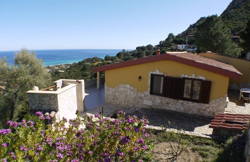 Costa Rei Villa | Overview On Mount Nai, veranda, BBQ, parking space. Discounted ship tickets, Wifi