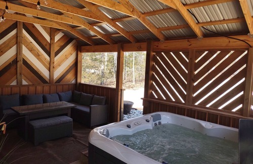 Troy Cabin | Owl house was built for unplugging, relaxing & connecting with friends/family