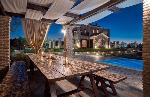 Kalpaki Villa | Palazzo Stone Villa | 5BR Private Retreat with Pool & Jacuzzi