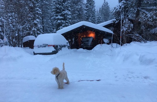 Olympic Valley Cabin | Palisades Tahoe/Olympic Valley- 3 BDR Magical Creekside Cabin with Hot Tub
