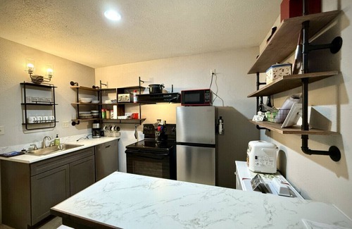 Baker City Apartment | Palmer's Ski Shack, Cozy Studio for 2, Local Golfing 50% Off!