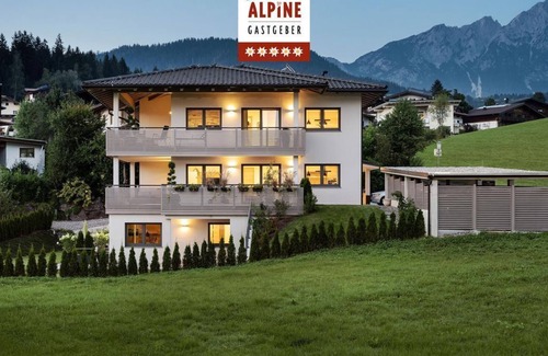 Soell Apartment | Panorama Suite, 3 Schlafzimmer, 2 Bäder - Apart Deluxe am Wilden Kaiser