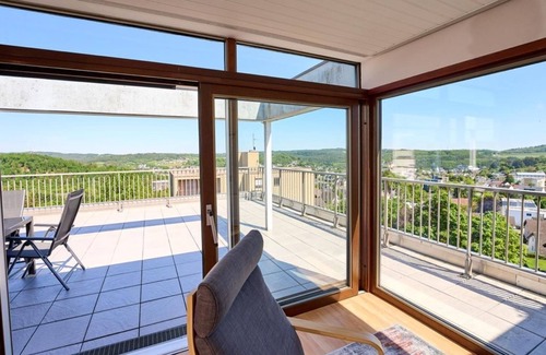 Daun Apartment | PanoramaSicht - Daun from above - 4-bed vacation apartment shower/WC, 2 bedrooms