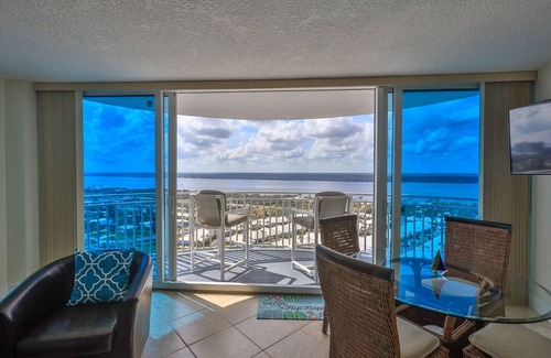 Daytona Beach Shores Condo | PANORAMIC OCEAN VIEWS - PECK PLAZA 22SW Great Amenities/Pool & Hot Tub