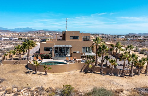 Todos Santos House | Panoramic ocean & mountain views w private pool, 10 minute walk to surf beaches!