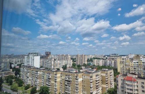 Pozniaky Apartment | Panoramic view of the lake in the new apartment
