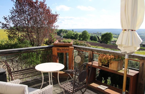Hallwangen Apartment | Panoramic view room with shower and WC, approx. 15 sqm