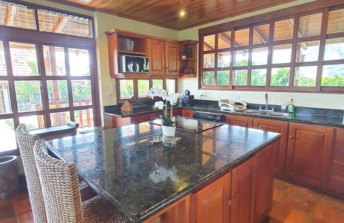 Escobal Villa | Panoramic Views, Bali Style, Pool-Tropical Private Area-Atenas
