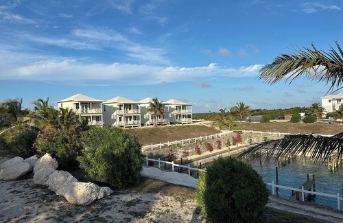 Great Guana Cay Villa | Panoramic views of the Pool, the Atlantic Ocean and the vibrant marina