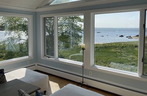 Marion House | Panoramic views of the ocean, large deck with direct access to the water