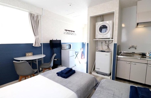 Motobu Hotel | Park Side Mori202 Twin Room/Kunigamigun Okinawa