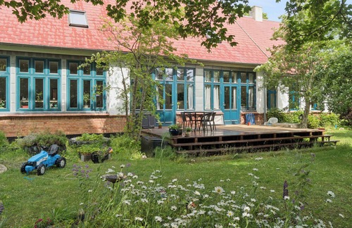 Østermarie Apartment | Part of a closed-down village school.