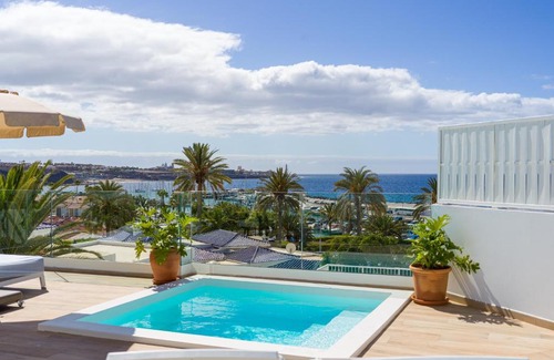Pasito Blanco House | Pasitoblanco Porto Mare 7 Seaview Villa private heated pool